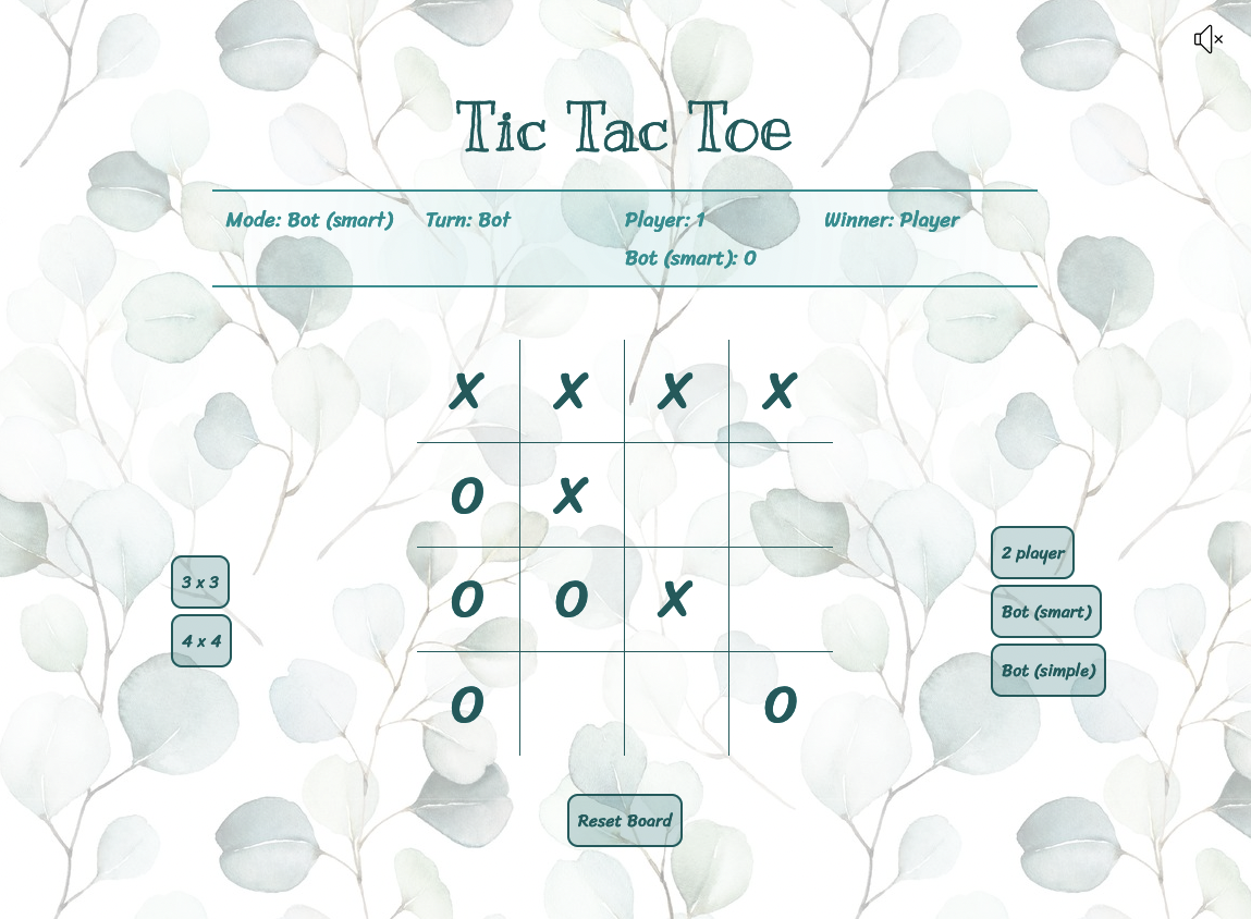 tic tac toe screenshot